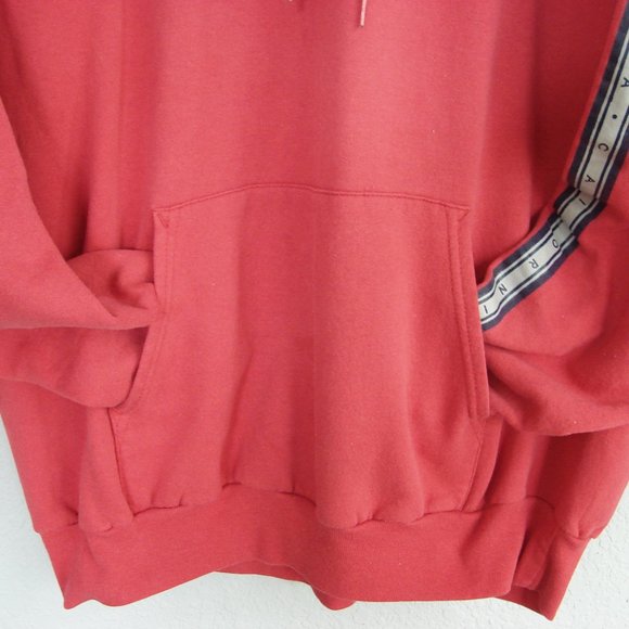 Lighter Tone Red Hoodie Ventura CA Surf Mens Womens Unisex Arm Stripe Surfboard - Picture 9 of 14